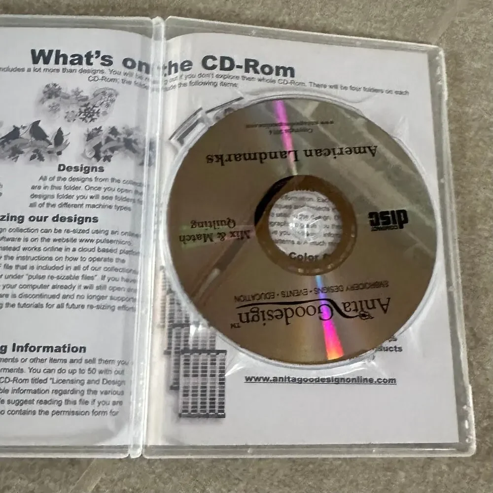 American Landmarks Mix Match Quilting DVD Anita Goodesign